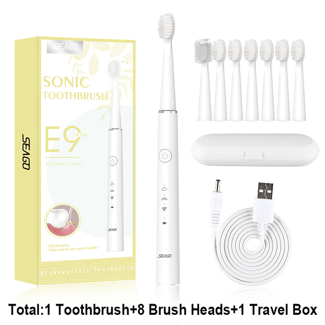 Sonic Electric Toothbrush 360 Upgraded Automatic Rechargeable Tooth Brush