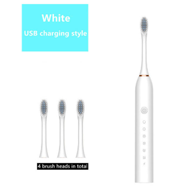 Electric Toothbrush Waterproof Tooth Brushes USB Rechargeable Couples Sonic Toothbrush Household Soft Bristle Toothbrush