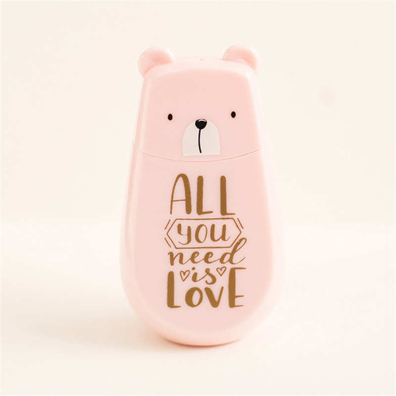 1Pc 5mm*6m Cartoon Bear Correction Tape Cute Mini White Out Corrector, Student Scrapbooking Correction Tape Stationery Supplies