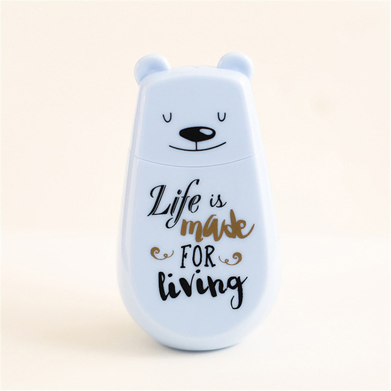 1Pc 5mm*6m Cartoon Bear Correction Tape Cute Mini White Out Corrector, Student Scrapbooking Correction Tape Stationery Supplies