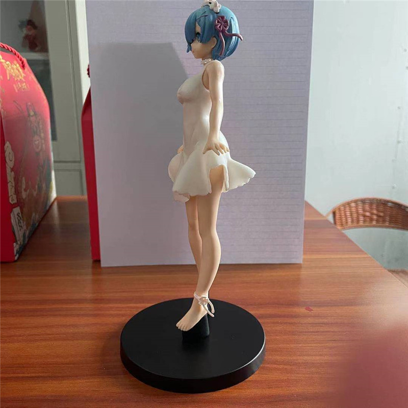 Rem:Life in a different world from zero Transparent Dress PVC Action Figure Cute Rem Collectible Model