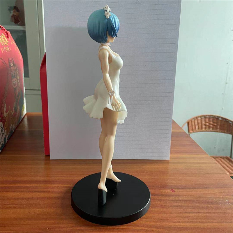 Rem:Life in a different world from zero Transparent Dress PVC Action Figure Cute Rem Collectible Model