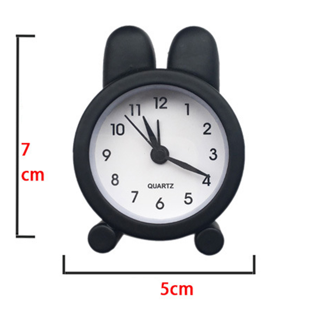 Clock Creative Cute Mini Metal Small Alarm Clock Electronic Adults Travel Home Bed Desk Clock Decor Alarm Clock Dropship