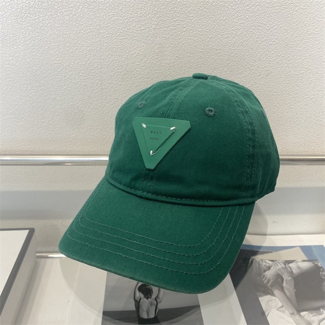 Spring Fashion Green Soft TopDuck Tongue Leisure Simple Man Baseball Cap New Era Sun Shading Prot Ection Curved Brim  Women Hats