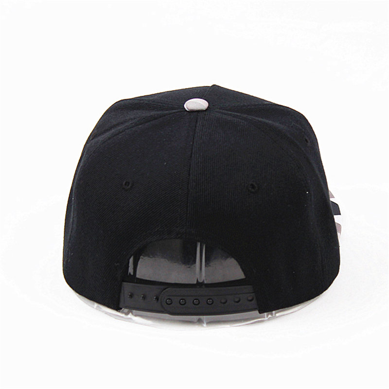 Cotton Panda Animal Rubber Baseball Cap Hip-hop Cap Adjustable Snapback Hats for Men and Women