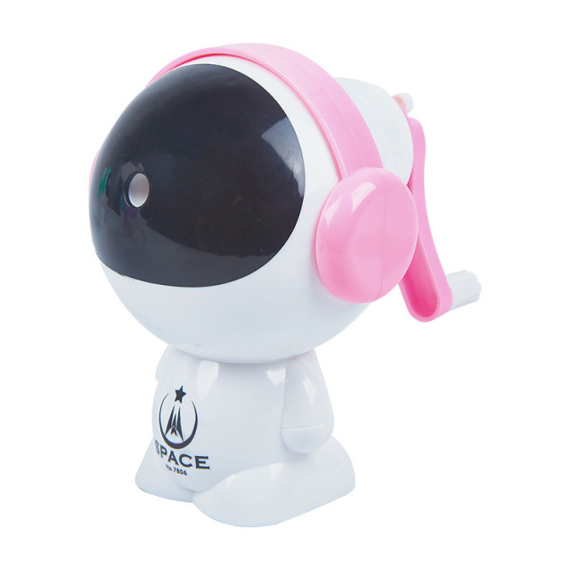 Cool Spaceman Mechanical Pencil Sharpener Pencil Cutter Astronaut Rotary Pencil Sharpener Office Stationery for School Kids