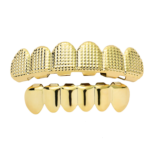 Rock Teeth Decor Braces Cap Cosplay Jewelry Hip Hop Teeth Case Bump Lattice Dental Beautiful Creative Fashion Caps Teeth Cover