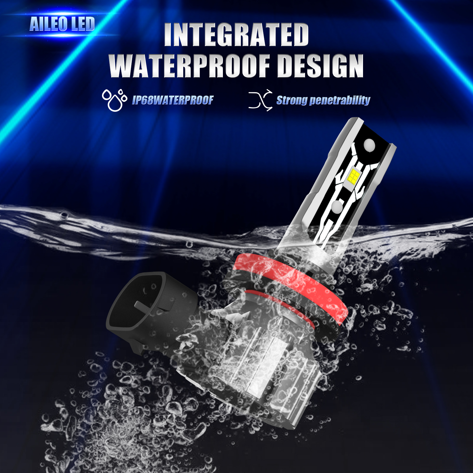 1Pair/2PCS 6000Lm CANBUS Led Fog Lights 9005 HB3 9006 HB4 Yellow White Bulb Car Driving Headlamp For BMW Toyota Skoda Ford