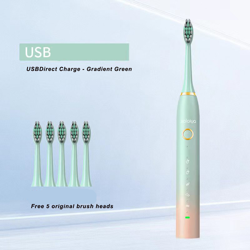 Sonic Electric Toothbrush 5 Modes Smart Timer Rechargeable Whitening Toothbrush IPX8 Waterproof