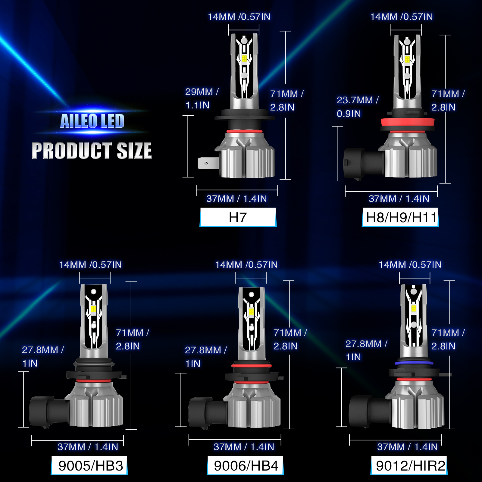 1Pair/2PCS 6000Lm CANBUS Led Fog Lights 9005 HB3 9006 HB4 Yellow White Bulb Car Driving Headlamp For BMW Toyota Skoda Ford