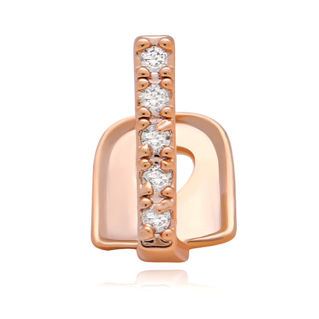1 Pc Gold Silver Color Grillz Tooth Cap Crystal Stick Shape Top Teeth Case Rock Hip Hop Teeth Cover Grills Braces Teeth Decor