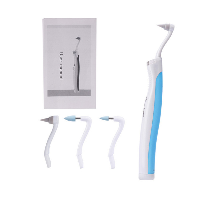 4 in 1 Electric Sonic Tooth Stain Eraser Plaque Remover Dental Cleaning Tool Tooth Teeth Whitening Sonic Oral Hygiene Polisher