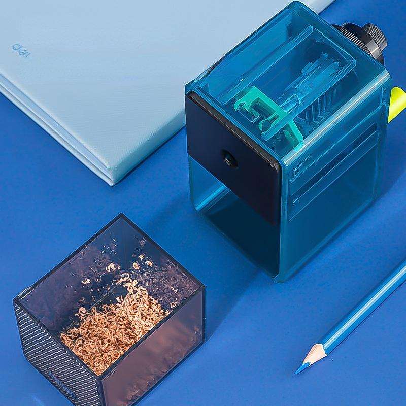 hand operated transparent pencil sharpener Hand Crank Mechanical Pencil Sharpener Kids Student School Stationery cute