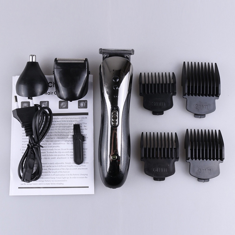 3 In1 Mens Electric Hair Trimmer Rechargeable Hair Clipper Portable Beard Shaver Shaving Machine Razor Beard Nose Trimmer TSLM1