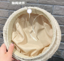 Fashion Letter Pleated Beret Spring And Autumn All-match High-value Small Painter Hat