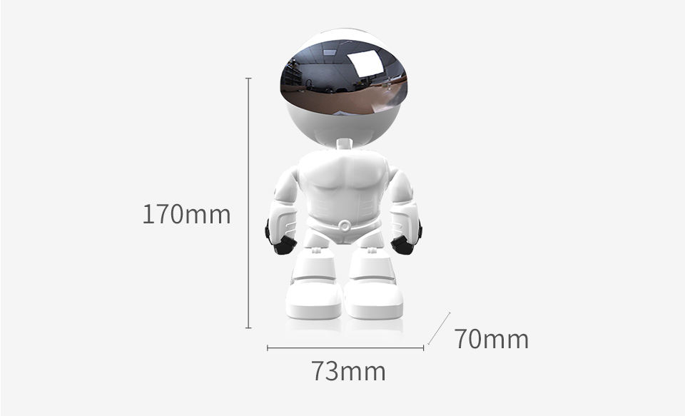 1080P Robot IP Camera Security Camera 360 ° WiFi Wireless 2MP CCTV Camera Smart Home Video Surveillance P2P Hidden Baby Monitor