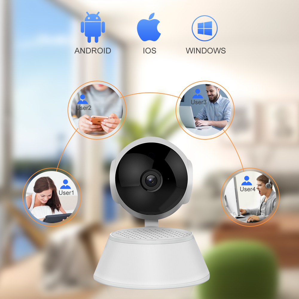 V380 Pro Smart Home MINI Camera 720P Auto Tracking Security Protection Indoor Wireless Camera Two Ways AUDIO Baby Monitor