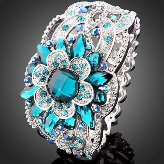 Flower Ring European and American Style Engagement Wedding Diamond Opal Ring Jewelry Banquet Jewelry