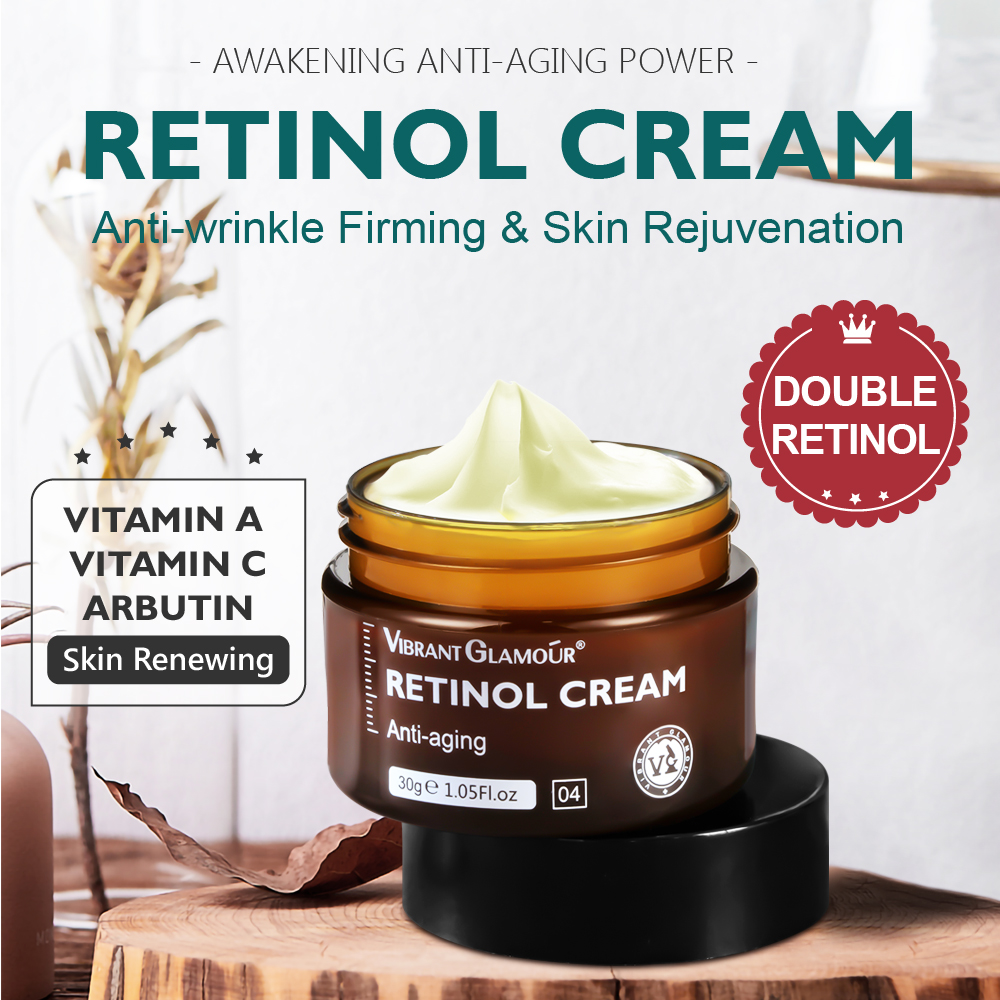 Retinol Face Cream Anti-Aging Remove Wrinkle Firming Lifting Whitening Brightening Moisturizing Facial Skin Care