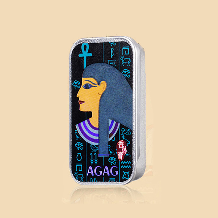 1 Box Solid Balm Egyptian Style Pocket Solid Perfume for Women and Men Long Lasting Gentle Deodorant Fragrance Antiperspirant