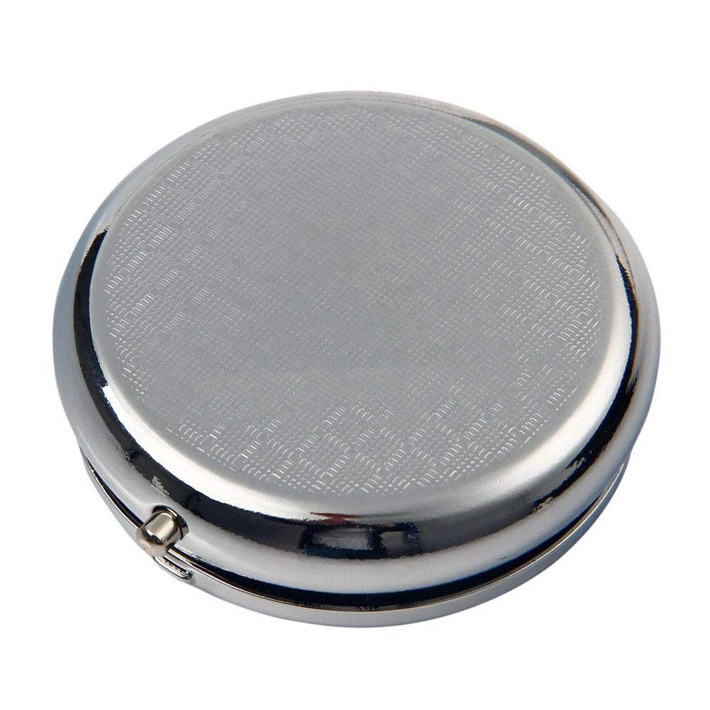 Metal Pill Drug Holder Medicine Tablet Capsule Box Container Storage Travel