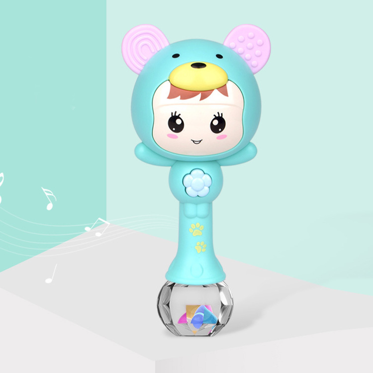 Baby Music Rattle Teether Toy Girl for Child 0-12 Education Mobile Cot Kids Bed Newborn Stroller Crib Infant Pacifier Weep Tear