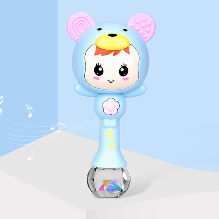 Baby Music Rattle Teether Toy Girl for Child 0-12 Education Mobile Cot Kids Bed Newborn Stroller Crib Infant Pacifier Weep Tear