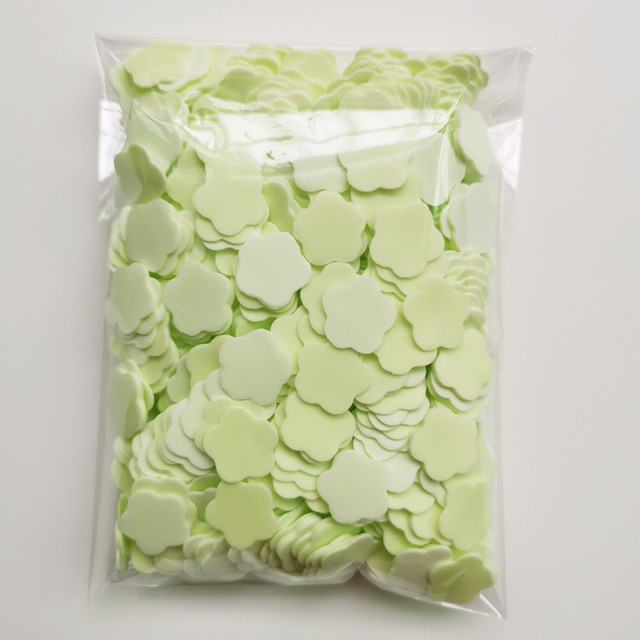 Flower Shape Soap Paper Travel Soap Dishes Washing Hand Bath Clean Scented Slice Sheets Foaming Paper Soap Soap Dishes