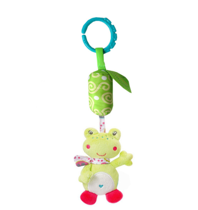 Infant Baby Cotton Rattle Hand Bell Toy Animals Plush Development Gifts Toys Mobile Baby Bed Chimes Rattles Bell Baby Toys