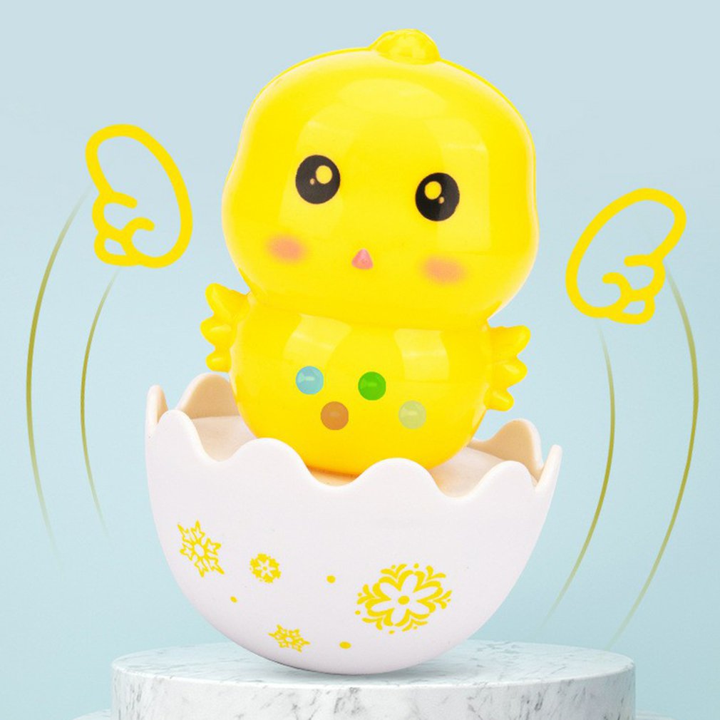 Infant Newborn Toys Nodding Tumbler Toys For Kid Ring Bell Cute Roly-poly Educational Rattle Infant Development Toys