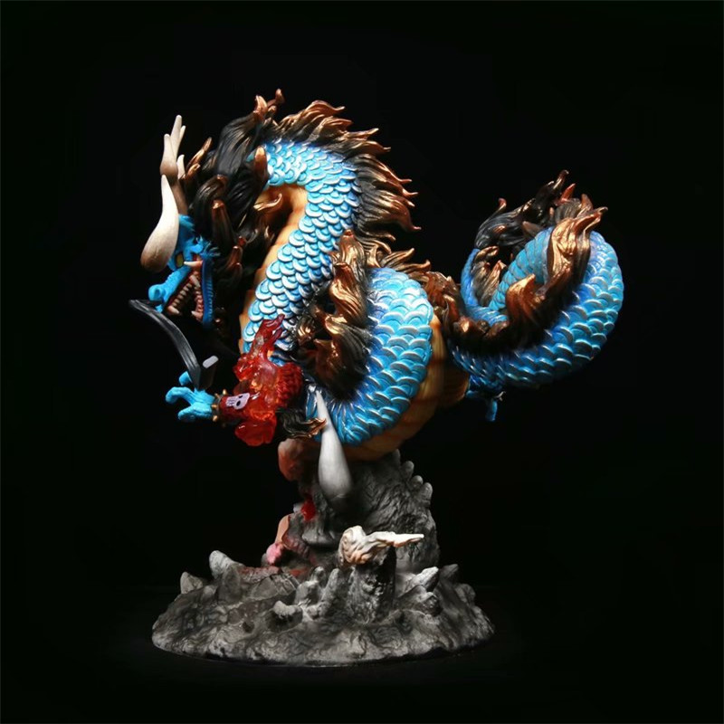 22cm One Piece Anime Figure Kaido Action Figure One Piece Combat Version Animalization Kaido Figurine Collection Model Doll Gift