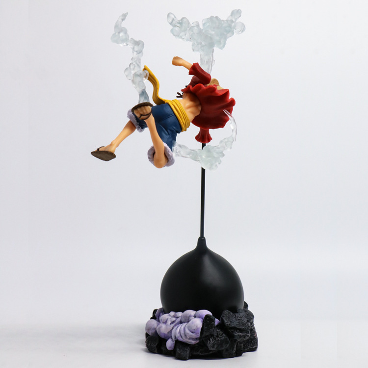 New Anime One Piece Third Gear Luffy Straw Hat Boy Third Gear Luffy Flying Fighting Form Decoration Figure