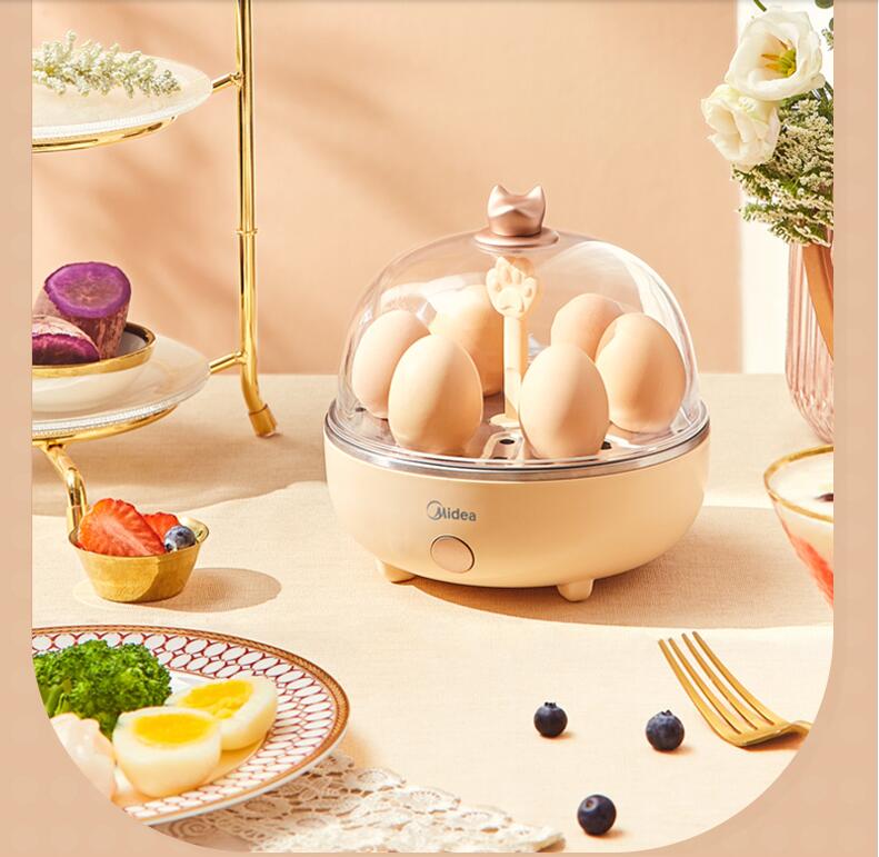 1 Layer Mini Electric Egg Steamer Multi Cooker Steamed Egg Custard Steaming Pot Breakfast Maker Tool