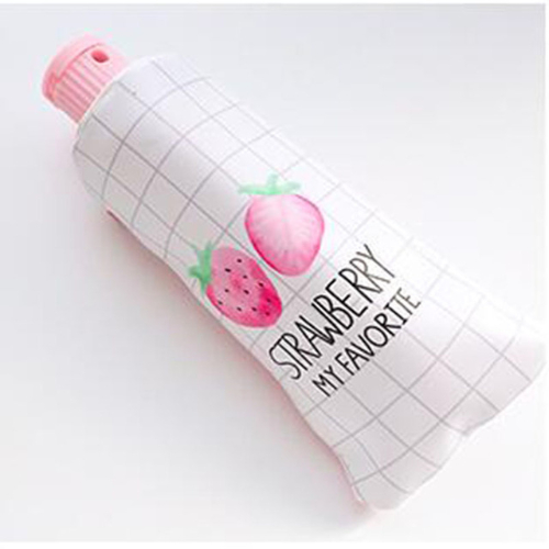 Creative Toothpaste Pencil Case with Pencil Sharpener Kawaii Stationery Storage Bag Office School Supplies Students Gifts