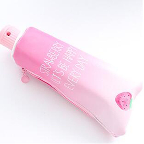Creative Toothpaste Pencil Case with Pencil Sharpener Kawaii Stationery Storage Bag Office School Supplies Students Gifts