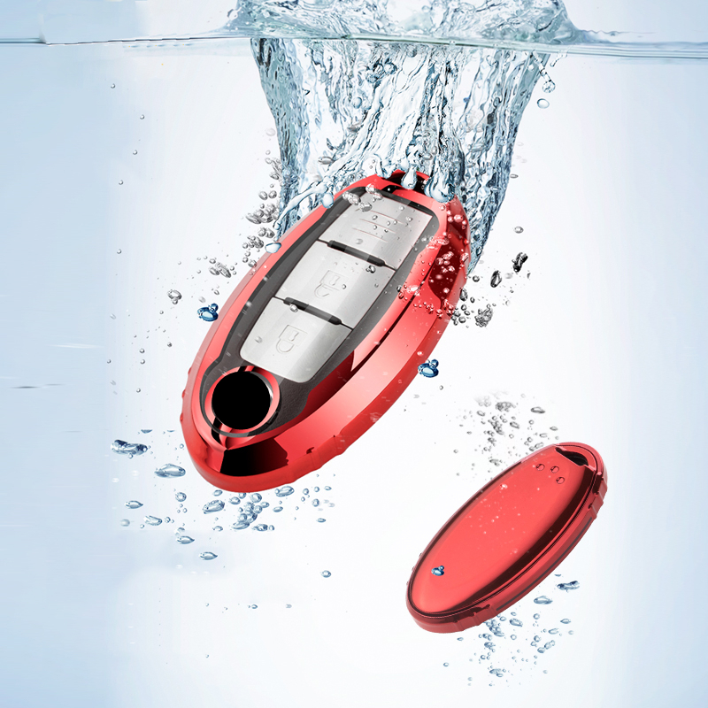 Durable Full Cover New Soft TPU Car Key Case For Nissan Qashqai J10 J11 X-Trail t31 t32 kicks Tiida Pathfinder Murano Note Juke  Men's Bags