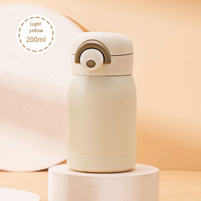 Cute Mini Portable Thermos Bottle For Kids 200 ml 304 Stainless Steel Leak-proof Tumbler Cup Small Size Thermos Mug for Coffee