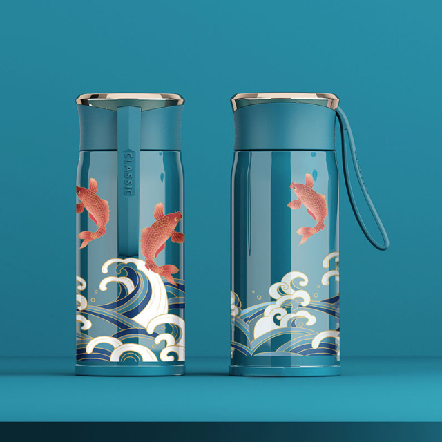 1pc Vacuum Cup Tea Infuser Small Thermos Water Bottle 304 Stainless Steel Tumbler Travel Coffee Mug Lovers Gifts