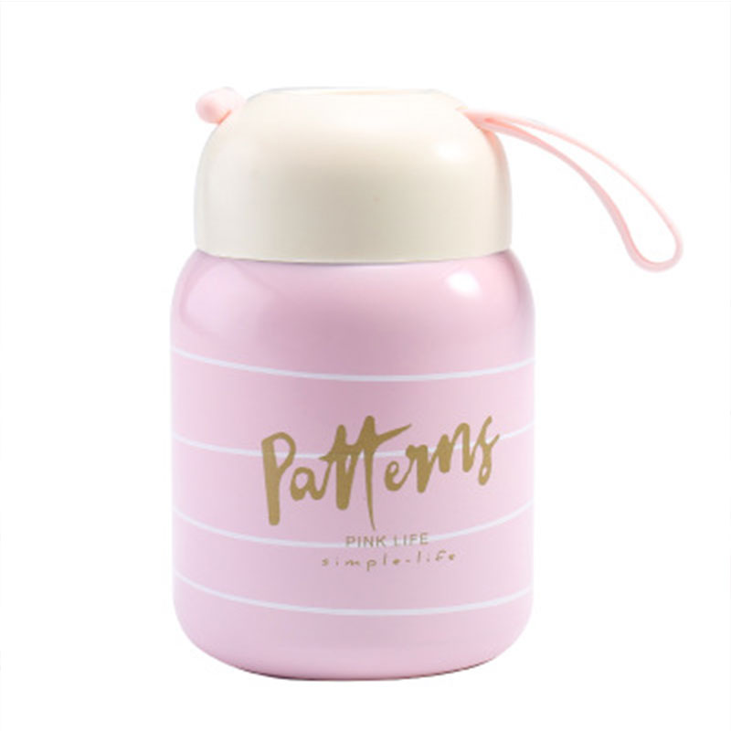 Mini Thermosflessen Fles Rvs Thermos Cup Creatieve Student Mooie Cup Draagbare Mini Grote Buik Thermosflessen Gift hydro flask