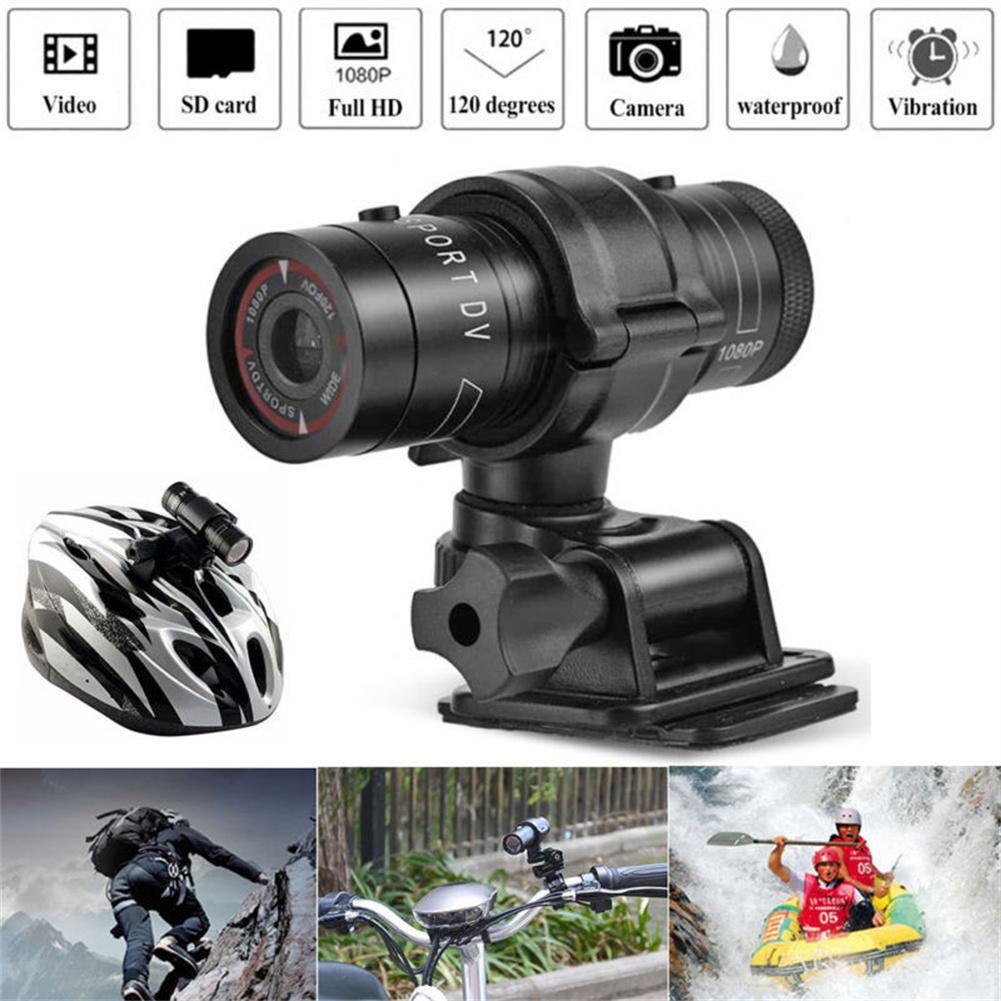 F9 Small Action Camera HD 1080p Waterproof Mini Outdoor Bike Motorcycle Helmet Sports Action Camera Video Car Recorder wholesale