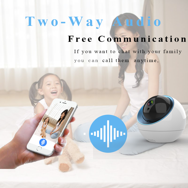 Wouwon Dome IP Camera 1080P Tuya Smartlife App Wireless WiFi Security Home Camera Surveillance CCTV Camera Smart Notification