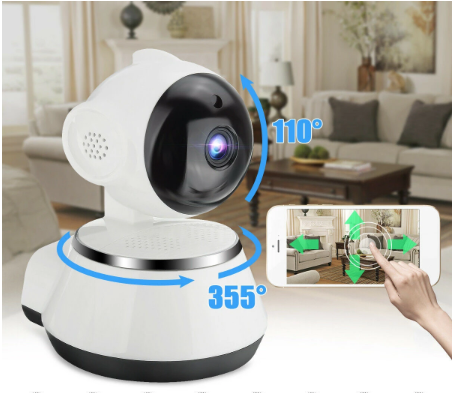 V380 Mini IP Camera HD Auto Tracking Night Vision Infrared Baby Monitor Smart Home Surveillance Camera with WiFi