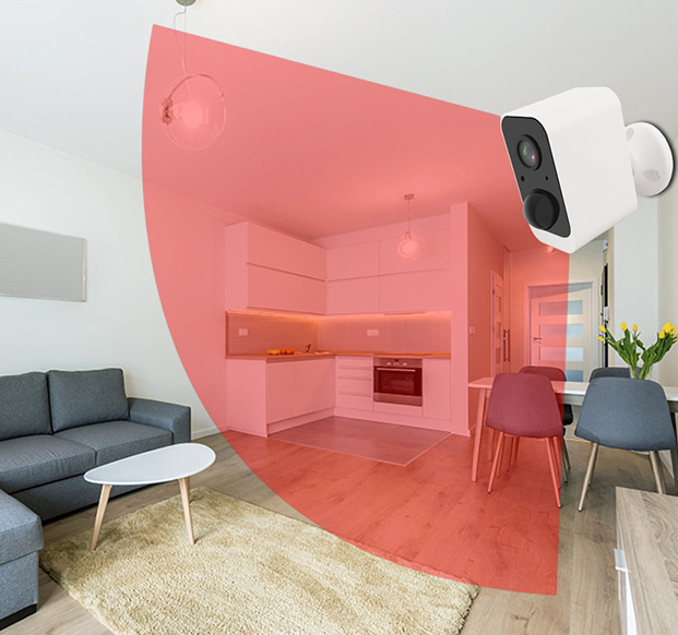 1080P Outdoor Security Camera IP WiFi IP66 Waterproof Camera  Rechargeable Battery Cam Wireless Powered with Two-Way Intercom