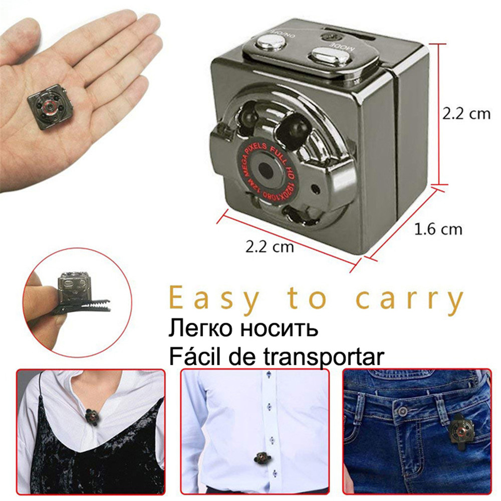 SQ8 Mini Camera HD Small camera sports outdoor infrared night vision full HD aerial recorder DV Video mini camcorders