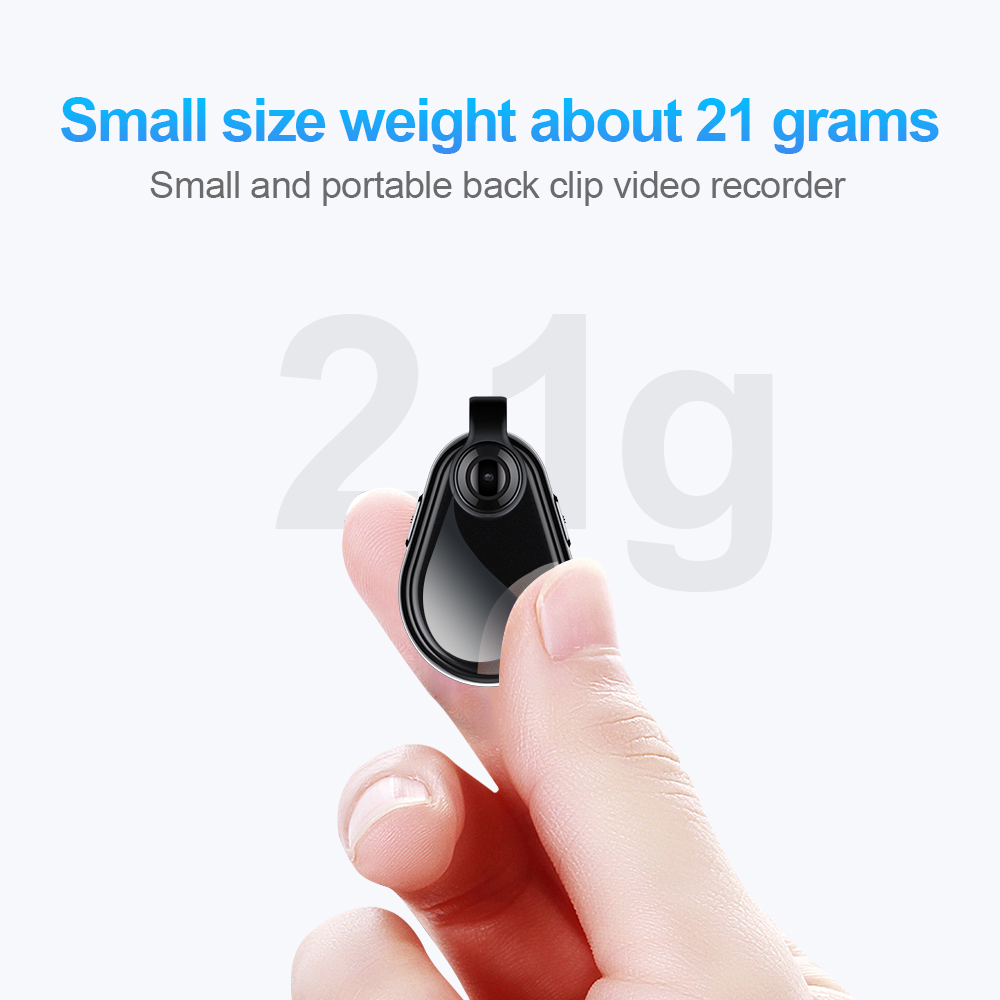 Mini Camera Necklace Recorder 1080P Small Cam Wearable Micro DV DVR Voice Portable Sports Camcorder Light Body Cam