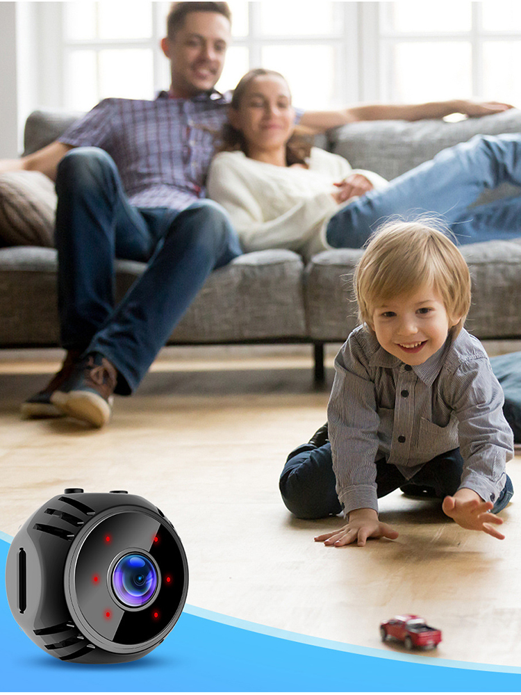 1080P Mini Camera Surveillance Security WIFI Night Vision Waterproof Video Recorder Outdoor Digital Web Control Motion Sensor W8
