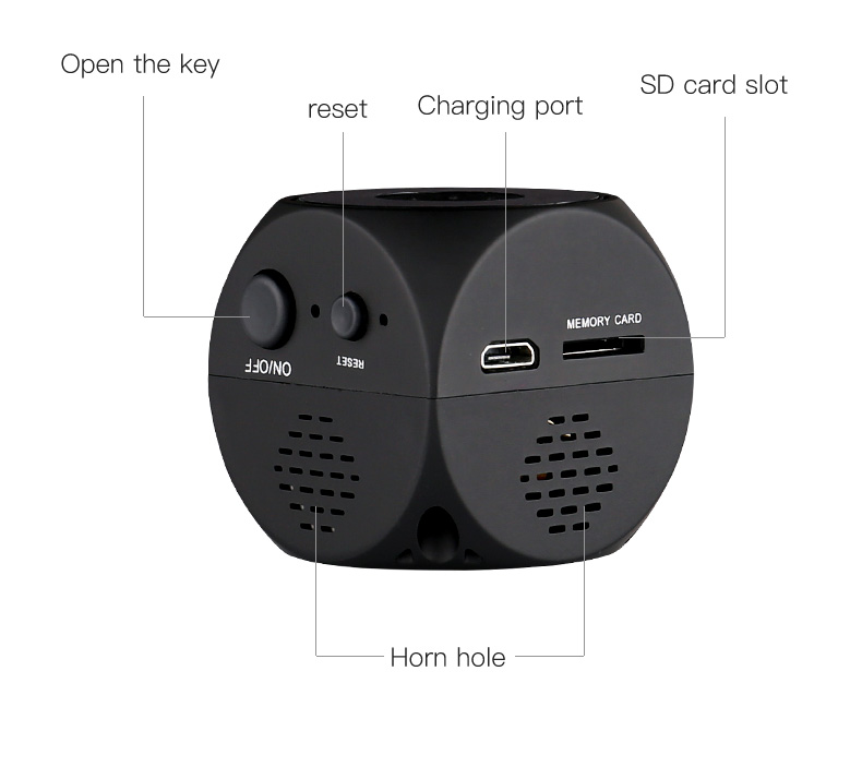 Mini Camera Wifi HD 1080P IP Camcorde Night Vision Motion Detection Alarm Micro Home Security Surveillanc Remote Control Monitor