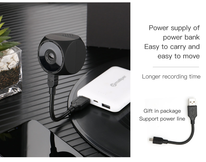 Mini Camera Wifi HD 1080P IP Camcorde Night Vision Motion Detection Alarm Micro Home Security Surveillanc Remote Control Monitor