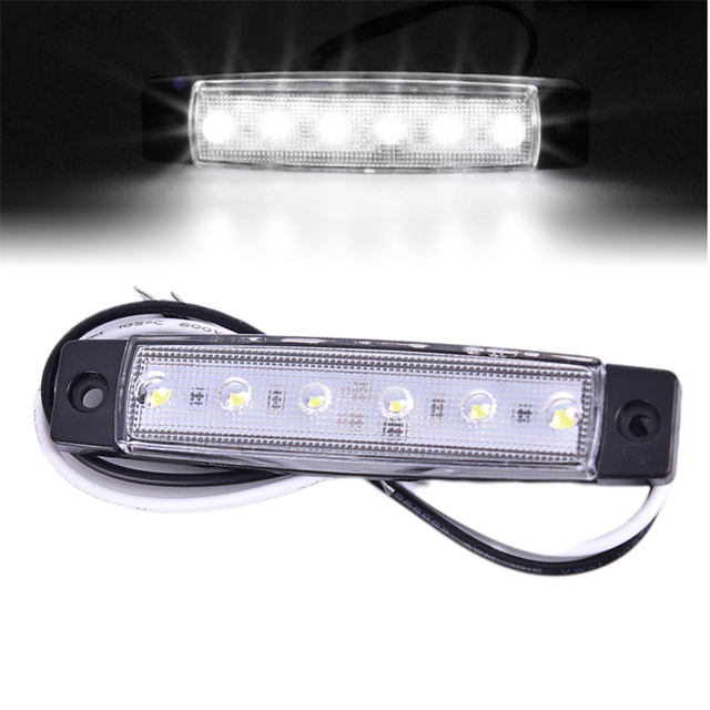 1PC Truck Side Marker Indicator Light Turn Signal Lamp 12V LED Auto Car Bus Lorry Trailer Tail Warning Lamp Brake Lights