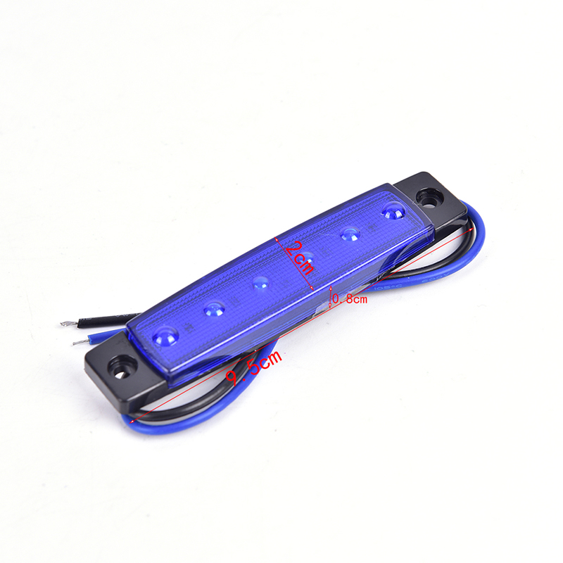 1PC Truck Side Marker Indicator Light Turn Signal Lamp 12V LED Auto Car Bus Lorry Trailer Tail Warning Lamp Brake Lights